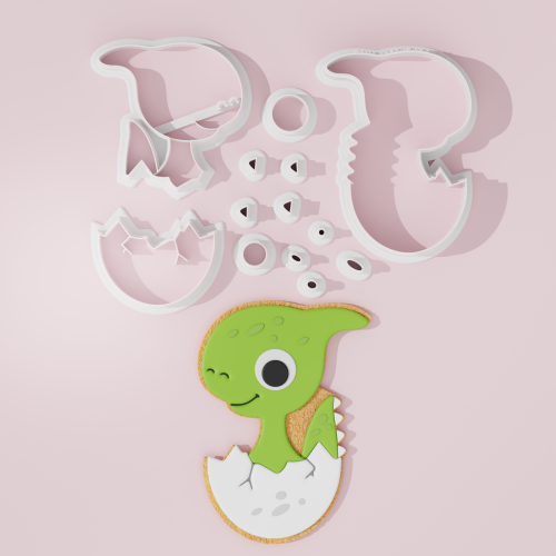 Gregarious the Baby Dinosaur Cookie Cutter