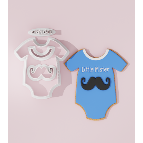 Baby Shower – Little Mister Onesie Cookie Cutter