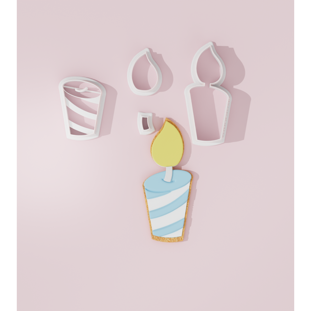 Birthday Candle Cookie Cutter