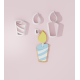 Birthday Candle Cookie Cutter