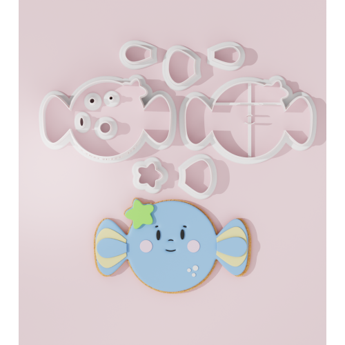 Birthday Candy Cookie Cutter