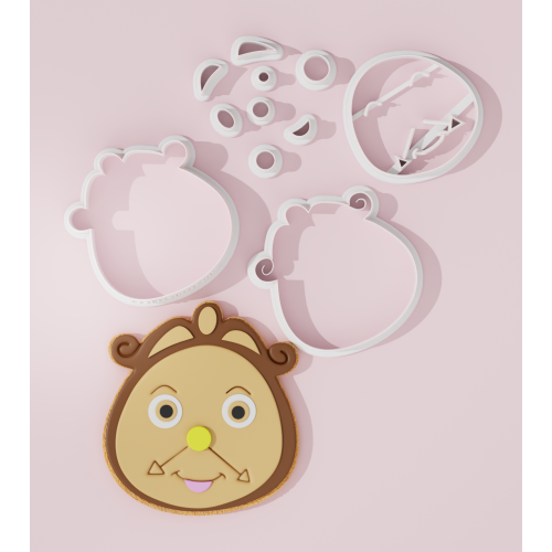 Beauty and the Beast Inspired Cookie Cutter – Cogsworth