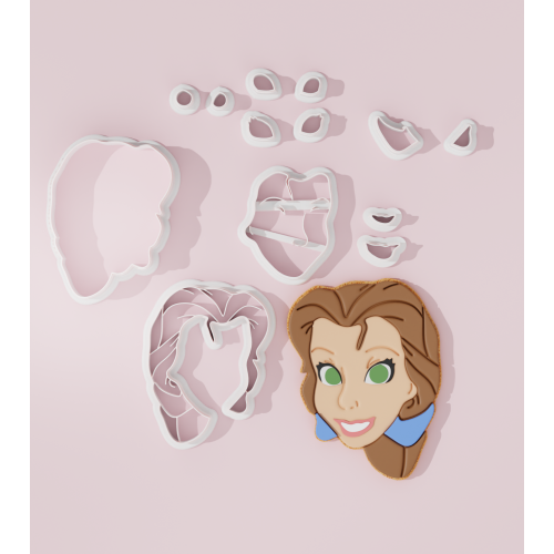 Beauty and the Beast Inspired Cookie Cutter – Bella