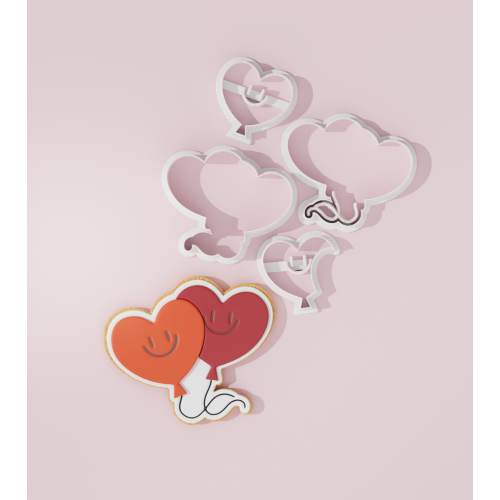 Wedding – Balloons Hearts Cookie Cutter