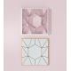 Geometric Cookie Cutter Platter Set – Square
