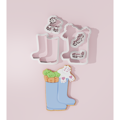 Easter Boots Cookie Cutter
