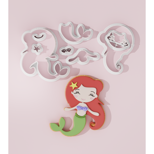 Mermaid #2 Cookie Cutter