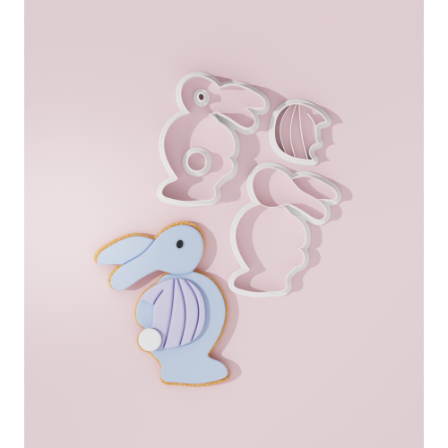 Easter – Rabbit #1 Cookie Cutter