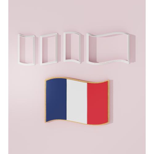 France Flag Cookie Cutter