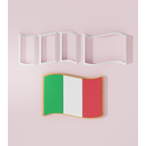 Italy Flag Cookie Cutter