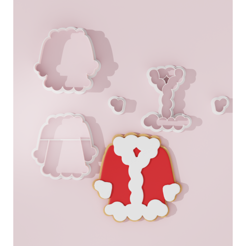 Christmas – Santa Claus Coat Cookie Cutter