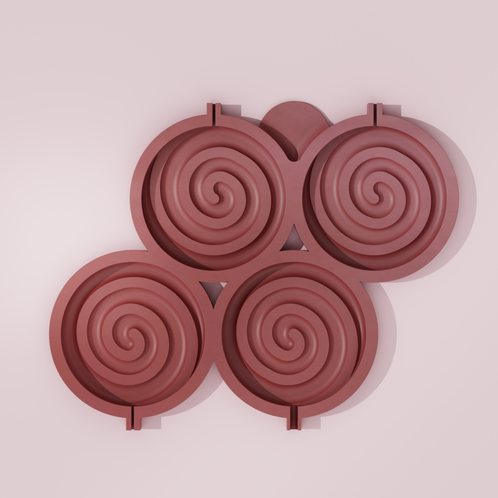 Lollipop Mold: Spiral