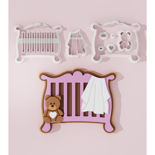 Baby Bed Cookie Cutter