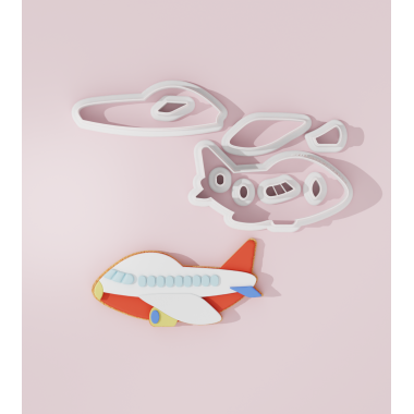Airplane #4 Cookie Cutter