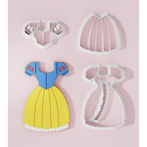 Fairy Dress #4 Cookie Cutter