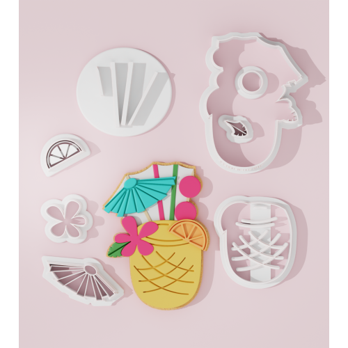 Summer Cocktail Cookie Cutter