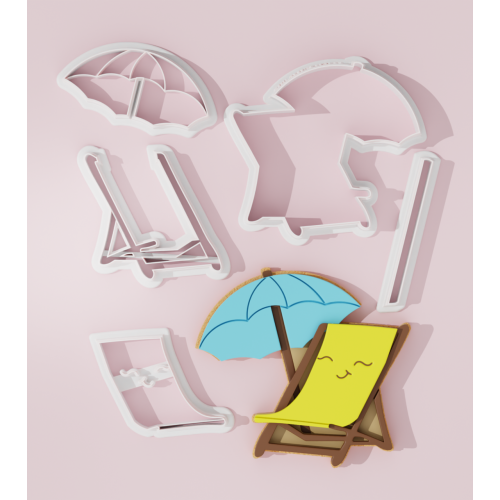 Summer Beach Chair Cookie...