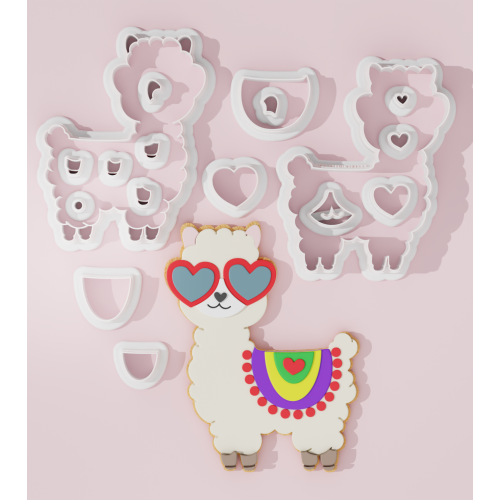 Stylish Llama Cookie Cutter