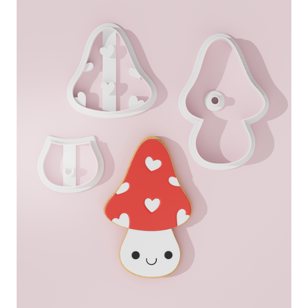 Mushroom Cookie Cutter – PinkyPrintsCo