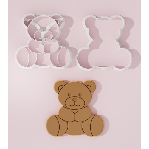 Bear no4 Cookie Cutter Stamp