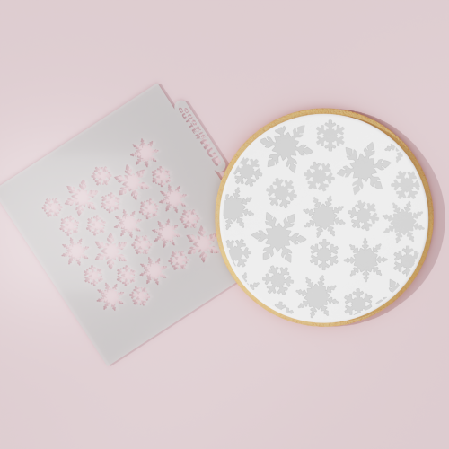 Snowflake Pattern Stencil 101