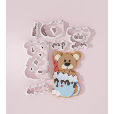 Christmas Bear Cookie Cutter 102
