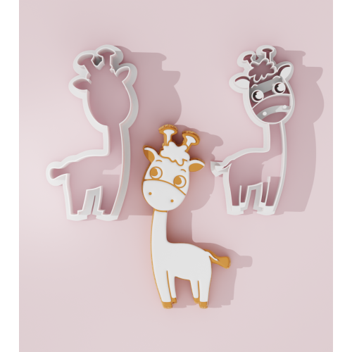 Giraffe Cookie Cutter Stamp