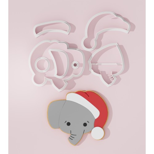 Christmas Elephant Cookie...
