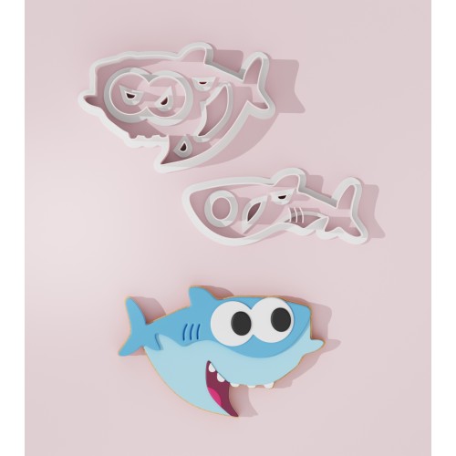 Baby Shark no1 Cookie Cutter