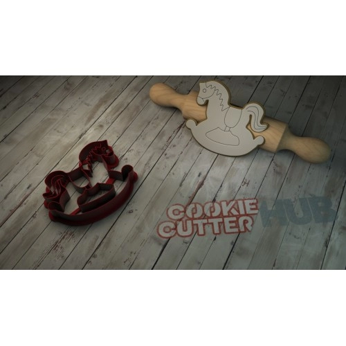 Baby Shower – Rocking Horse #2 Cookie Cutter