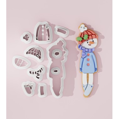 Long Legs Snowman Cookie Cutter 101