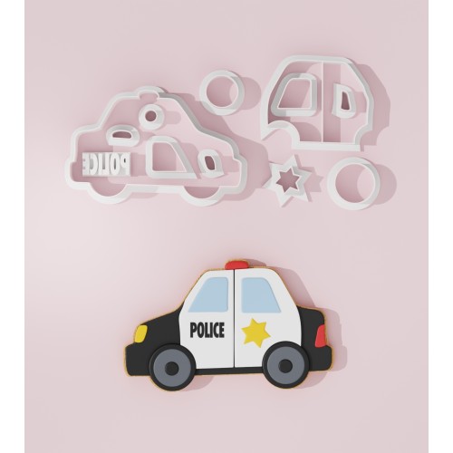 Police Car Cookie Cutter 102