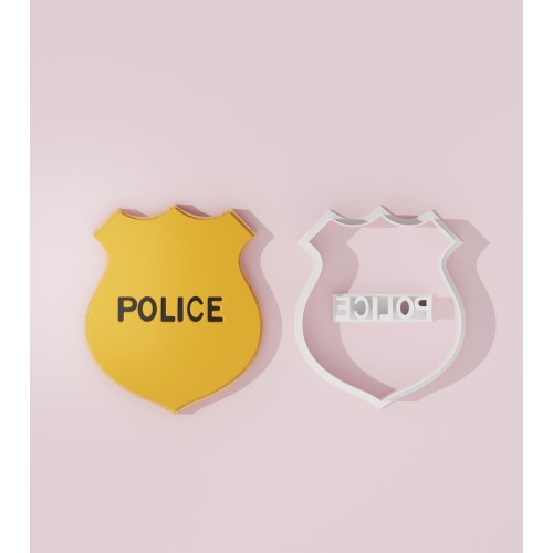 Police Badge Cookie Cutter 101