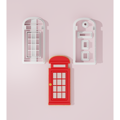 British Phone Booth Cookie...