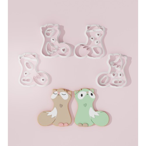 Foxes Cookie Cutter Set