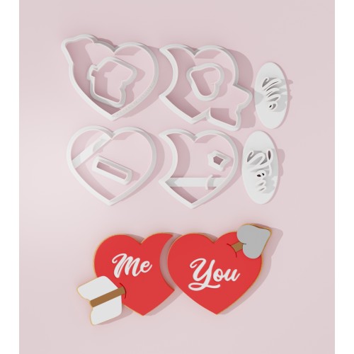 Heart Cookie Cutter Set 302