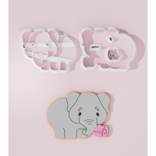 Elephant Cookie Cutter 201