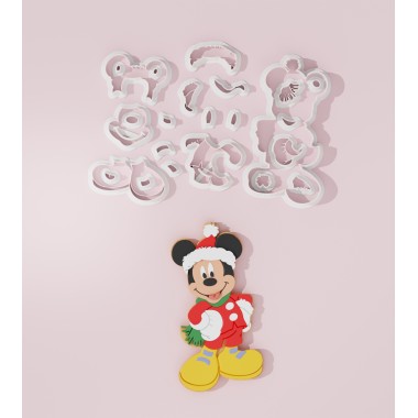 Christmas Mickey Mouse Cookie Cutter