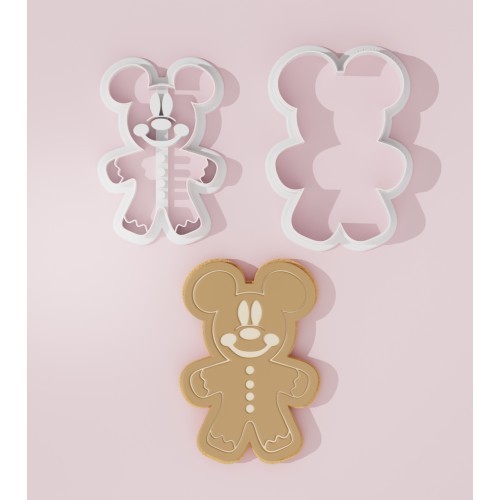 Christmas Mickey Cookie Cutter