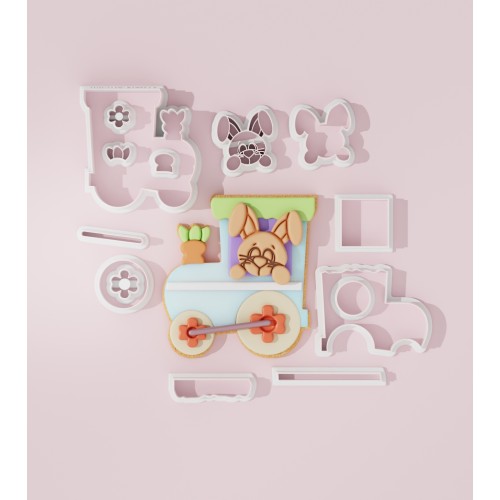 Easter Wagon Cookie Cutter 102