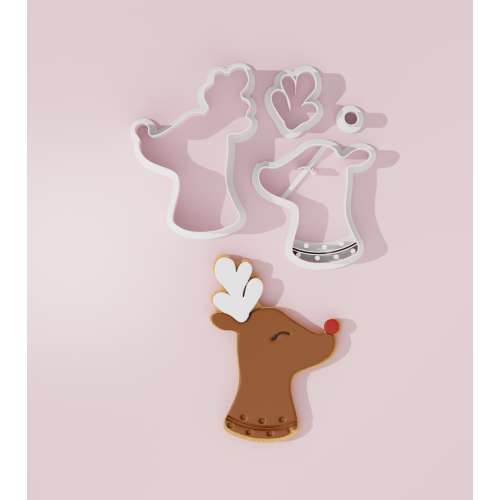 Christmas – Deer #4 Cookie Cutter