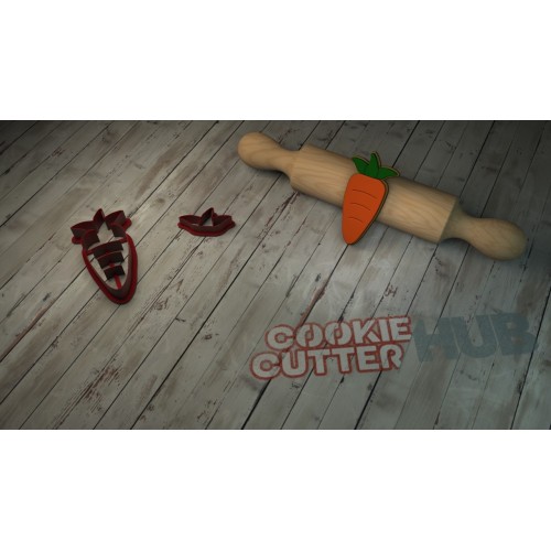 Carrot #1 Cookie Cutter