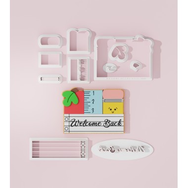 School Supplies Cookie Cutter 103