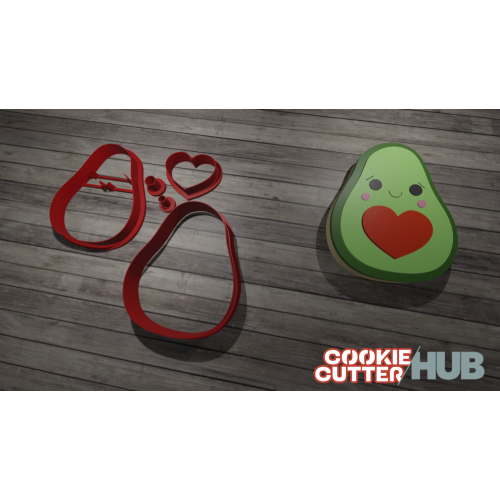 Avocado Boy Cookie Cutter