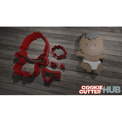 Baby Shower – Baby #4 Cookie Cutter