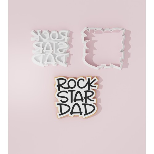 Rock Star Dad Cookie Cutter...