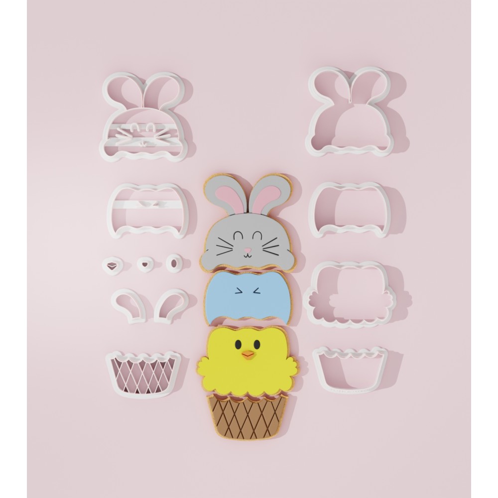 Easter Cookie Cutter Set, Easter Cookie Cutters – Cookie Cutter Studio