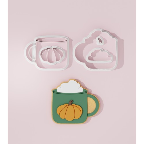 Fall Coffee Cookie Cutter