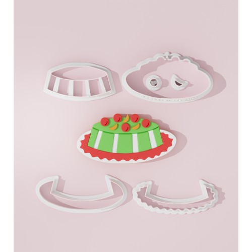 Sicilian Cassata Cookie Cutter