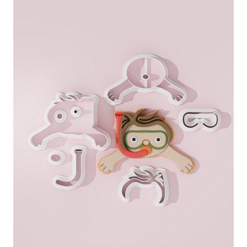 Diver Cookie Cutter 102